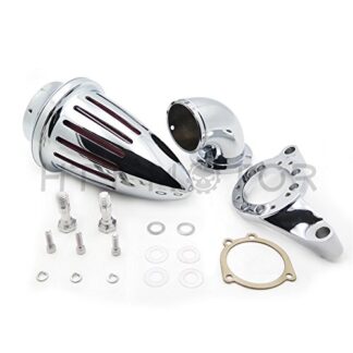 SMT MOTO- Motor Bullet Air Cleaner Intake Kits For Harley Cv Carburetor Delphi V-Twin Chrome