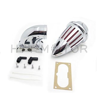 SMT MOTO- Motor Bullet Air Cleaner Kits Filter For All Kawasaki Vulcan 2000 Classic Lt Chrome New