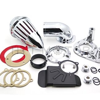 SMT MOTO- Motor Bullet Air Cleaner Kits For 2008-2012 Harley Dyna Electra Glide Flhx Road King Chrome