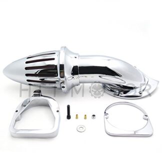 SMT MOTO- Motor Bullet Air Cleaner Kits Intake Filter For Honda Spirit Ace 750 1998-2013 Chrome