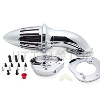 SMT MOTO- Motor Bullet Chrome Air Cleaner Kits Intake For Kawasaki Vulcan 1500 1600 Classic 2000-2012