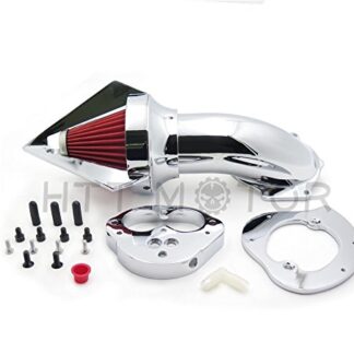 SMT MOTO- Motor Chrome Triangle Air Cleaner Kits Intake For Kawasaki Vulcan 1500 1600 Classic 2000-2012