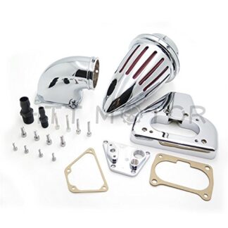 SMT MOTO- Motor New Intake Bullet Air Cleaner Kits For 2002-2009 Honda Vtx 1800 R S C N F Chrome