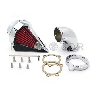 SMT MOTO- Motor Triangle Spike Air Cleaner Filter Kits For Harley S&S Custom Cv Evo Xl Sportster Chrome