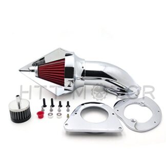 SMT MOTO- Motor Triangle Spike Air Cleaner Intake Kits For Kawasaki Vulcan 800 Classic 1995-2012 Chrome
