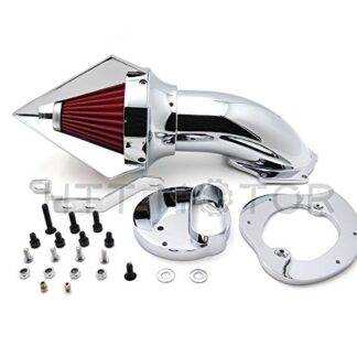 SMT MOTO- Motor Triangle Spike Air Cleaner kits for Yamaha V-Star 1100 Dragstar XVS1100 1999-2012 CHROME