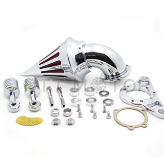 SMT MOTO- Motorcycle Air Cleaner Filter For Harley Softail Fat Boy Dyna Street Bob Wide Glide Chrome