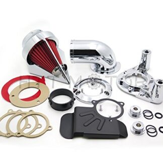 SMT MOTO- Motorcycle Air Cleaner Kits For 2008-2012 Harley Dyna Electra Glide Flhx Road King Chrome