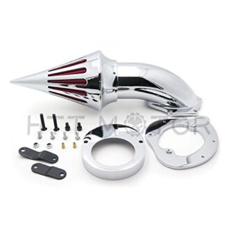 SMT MOTO- Motorcycle Air Cleaner Kits intake filter Yamaha Vstar V-Star 650 all year 1986-2012 CHROME
