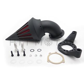 SMT MOTO- Motorcycle New Air Cleaner Intake Filter Kit For Harley Cv Carburetor Delphi V-Twin Black