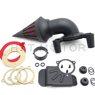 SMT MOTO- Motorcycle Spike Air Cleaner Filter For 2008-2012 Harley Touring Flhtc Street Glide Black