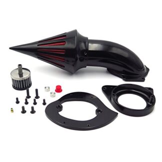 SMT MOTO- Motorcycle Spike Air Cleaner Kits Filter For Kawasaki Vulcan 800 Classic 1995-2012 Black