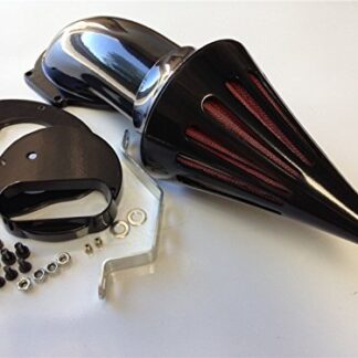 SMT MOTO- Motorcycle Spike Air Cleaner Kits For Yamaha V-Star 1100 Dragstar Xvs1100 1999-2012 Black