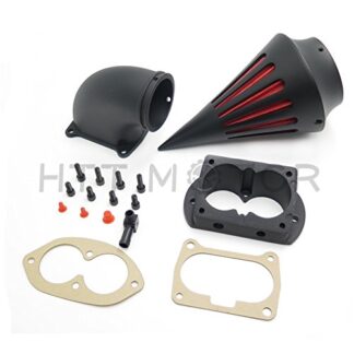 SMT MOTO- Motorcycle Spike Air Cleaner Kits for 2002-2009 Kawasaki Vulcan 1500 1600 Mean Streak BLACK