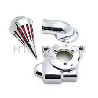 SMT MOTO- Motorcycle Spike Air Cleaner Kits for 2014 Harley Davidson Electra Glide FLHTCU Chrome
