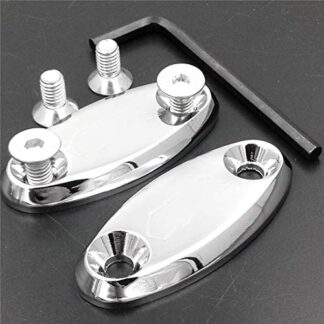 SMT- Mirror Block Off Base Plates Compatible With Honda Cbr 600 F4 F4I 900 Rr 929 954 1000Rr Chr [B00RNIU2V4]