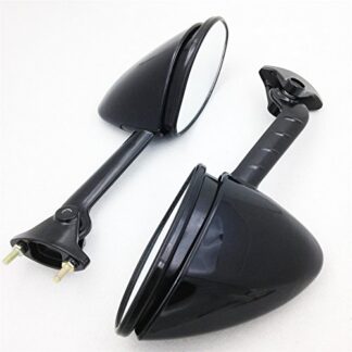 SMT-Oem Racing Mirrors With Turn Signals Compatible With Kawasaki Zzr 1400 Zx14R 2006-2011 Black [B00RNISXR4]
