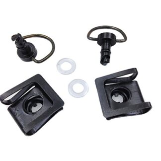 SMT-Quick Release D-Ring Turn Race Fairing Fastener Compatible With Ktm Ducati black [B00RNIXDLK]