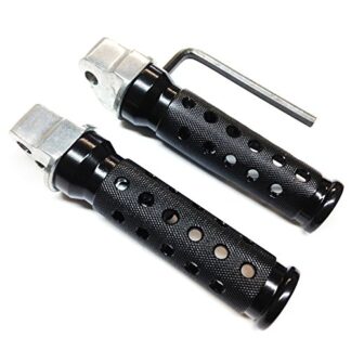 SMT-Rear Foot Pegs Compatible With Suzuki GSXR Hayabusa SV650/S TL1000R/S GSF600 BANDIT RF600 [B00RURB95G]