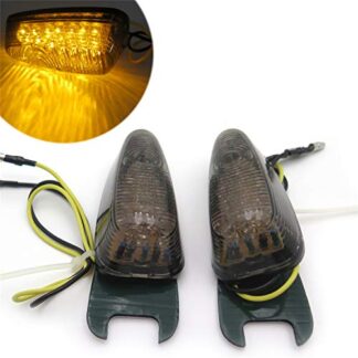 SMT-SMOKE Flush Mount Led Turn Signals Blinker Lights Universal Bike [B00RUE18J6]