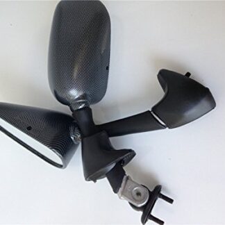 SMT-Side Rear View Mirror Compatible With Yamaha Yzf R1 2000 2001 Carbon Fiber [B00RUEONH0]