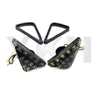 SMT-Smoke Euro Led Flush Mount Turn Signal Compatible With Honda Suzuki Kawasaki Yamaha Bike [B00RUE2EZ8]