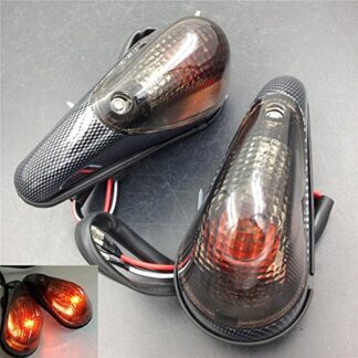 SMT-Smoke Euro Led Flush Mount Turn Signal Compatible With Kawasaki Ninja Ex 250 Yamaha Yzf-R6S [B00RUE0UDQ]
