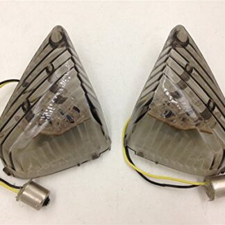 SMT-Smoke Led Signal Tail Light Lens Cover Compatible With 05 2005 Suzuki Gsxr Gsx-R 1000 [B00RUE8AQU]