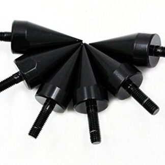 SMT-Universal Black Spike Bolts Compatible With Windscreen Fairings License Plate [B00RUDWZHG]