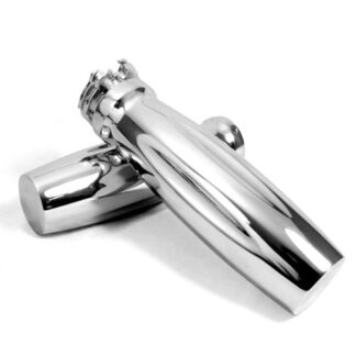 Sivery Mirror-Chrome Blink 1" Motorcycle Universal Handle Bar Grips