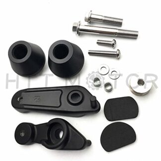Slider de cadre sans coupe pour Yamaha Yzf R1 Yzfr1 Yzf-R1 Noir