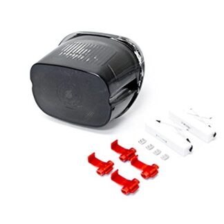 Smoke LED Brake Tail Light w/ Integrated Turn Signals Compatible with 1996-2008 Harley Davidson Softail, Road King, Dyna Glide, Electra Glide, Night Train, Fat Boy, Low Rider