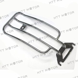 Solo Seat Luggage Rear Fender Rack For Harley 98-06 Road King Touring (Chrome)