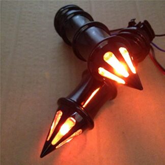 Spike Grip For Turn Signal For Kawasaki Vulcan 500 800 900 1500 1600 2000 Black