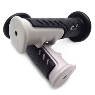 Sport Bike Dirt Bike Motorcycle "R" Engraved Gel Style H Grips GRAY Compatible with MOTORCYCLE APRILLA DUCATI TRIUMPH HONDA YAMAHA Polaris Suzuki Yamaha Offroad KTM DIRT BIKE(7/8" LEFT 1" RIGHT)