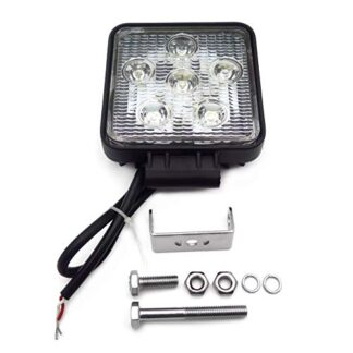 Square 18W Spot BEAM LED Off Road Work 6 LED Light 12V 24V Universal USE SUV Car Truck Boat