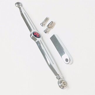 Style Croix de Malte Rouge Shift leviers pour Harley Ultra Classic tour Glide Fltcu Chrome Noir sans logo