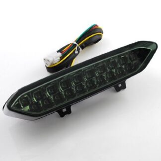 Super Bright 20 Motorcycle LED Integrated Taillight Tail Light Turn Signal Blinker Fit For Yamaha YZF R1 2002 2003 Smoke