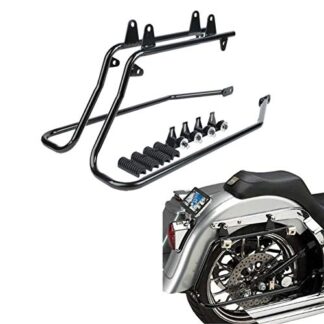 TCMT Black Saddlebag Saddle bag Conversion Brackets For Harley Davidson Heritage Softail 1984 -2013