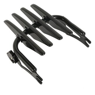 TCMT Detachable Stealth Luggage Rack For Harley FLHR FLHT FLHX FLTR 2009-2016 Black