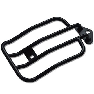 TJMOTO 10" Black Solo Seat Luggage Rack For Harley-Davidson Sportster XL883 1200 (2004-2015)