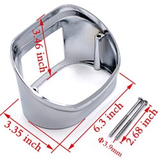 Tail Lamp Collar Cover For Harley Touring Models Xl Dyna Flstf Flhrc Flhtc Chr