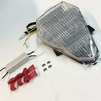 Tail light Brake Signal Turn Signal Clear Lence Yellow Red LED Light For 2008 2009 2010 2011 2012 2013 YAMAHA YZF-R6
