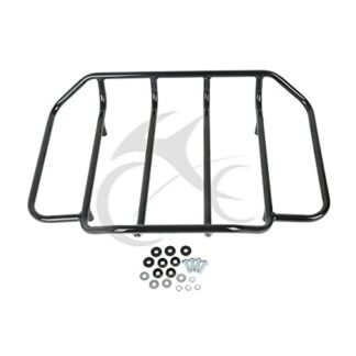 Tengchang Black Tour Pack Luggage Rack Fit for Harley Touring Road King Street Glide Classic