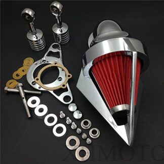 Triangle filtre à air Cleaner pour Harley Softail Fat Boy Dyna Street Bob Wide Glide Chrome