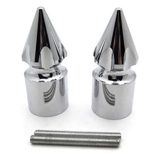 Ultimate Chrome Spike Bar Ends For Suzuki Gsx-R Gsxr 600 750 1000 1100