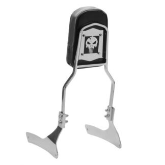 Volar SS010-S Skull Backrest Sissy Bar for Suzuki