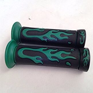 WATERCRAFTS Flame Gel Style H Grips GREEN ATV QUAD YAMAHA KAWASAKI POLARIS SEADOO BOMBARDIER JET SKI ATV FOREMAN RECON RINCON Brute Force Prairie YAMAHA ATV BRUIN GRIZZLY KODIAK(7/8" BOTH SIDE)