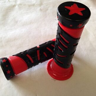 WATERCRAFTS Star Gel Style Grip RED ATV QUAD YAMAHA KAWASAKI POLARIS SEADOO WATERCRAFT BOMBARDIER JET SKI FOREMAN RECON RINCON Kawasaki Brute Force Prairie BRUIN GRIZZLY KODIAK(7/8" BOTH SIDE)