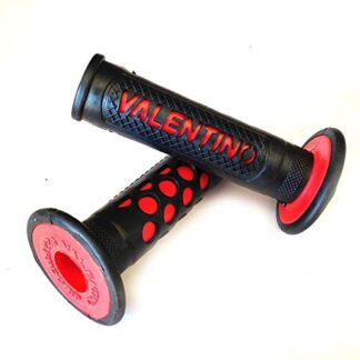 WATERCRAFTS"Valentino" Engraved Gel Style Grips RED ATV QUAD YAMAHA KAWASAKI POLARIS SEADOO BOMBARDIER JET SKI ATV FOREMAN RECON RINCON Brute Force Prairie BRUIN GRIZZLY KODIAK(7/8" BOTH SIDE)